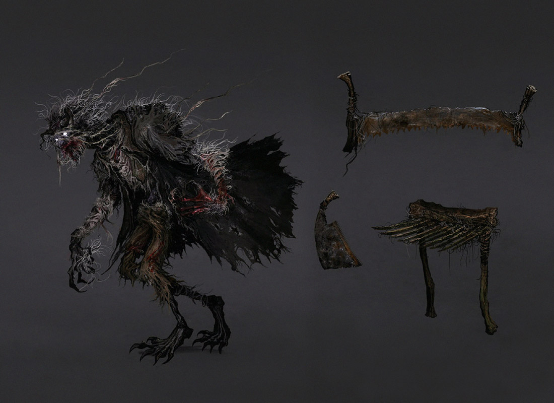 Large Huntsman Art from Bloodborne