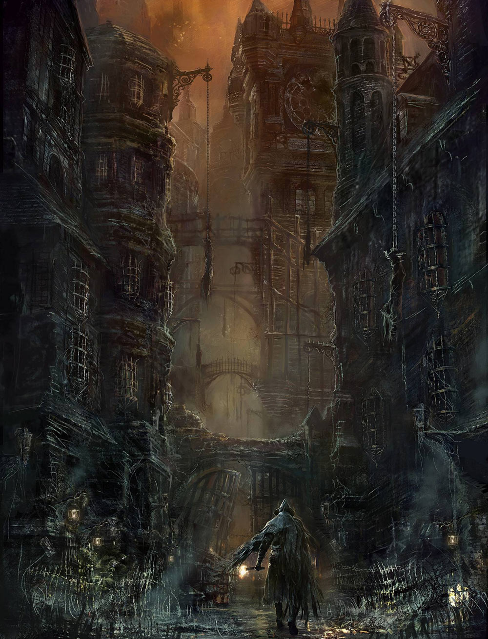 Old Yharnam Art from Bloodborne