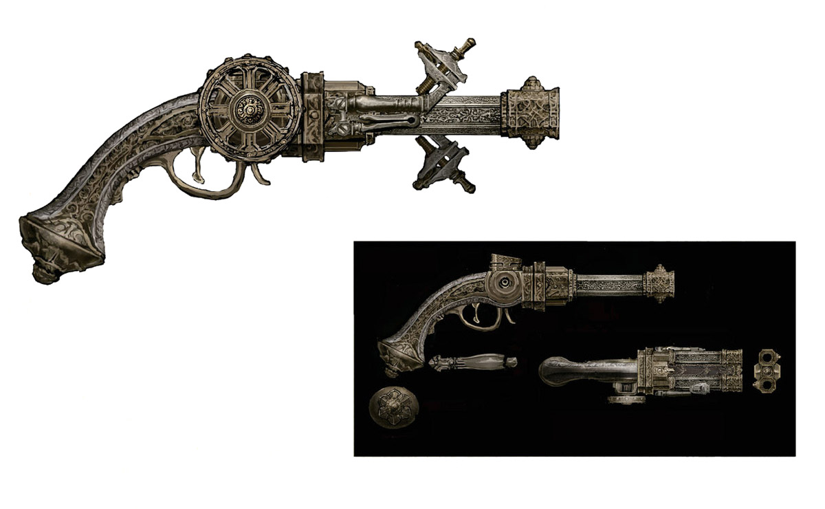 Repeating Pistol Art from Bloodborne