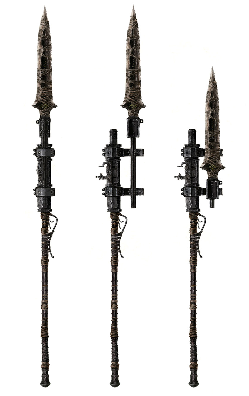 Rifle Spear Art from Bloodborne