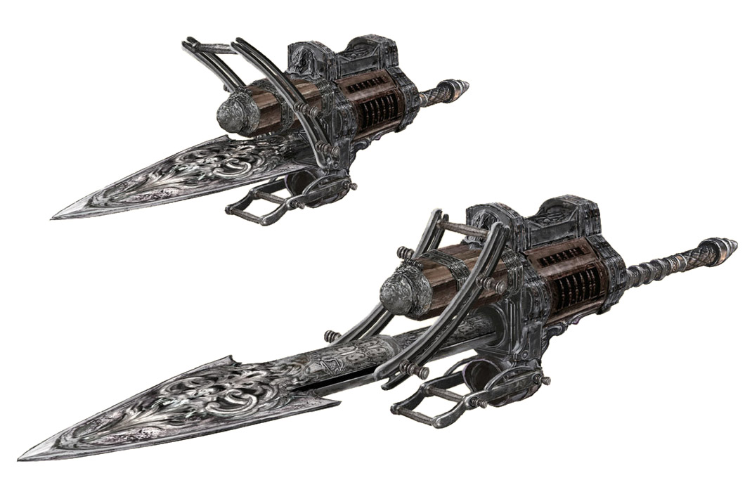 Stake Driver Art from Bloodborne