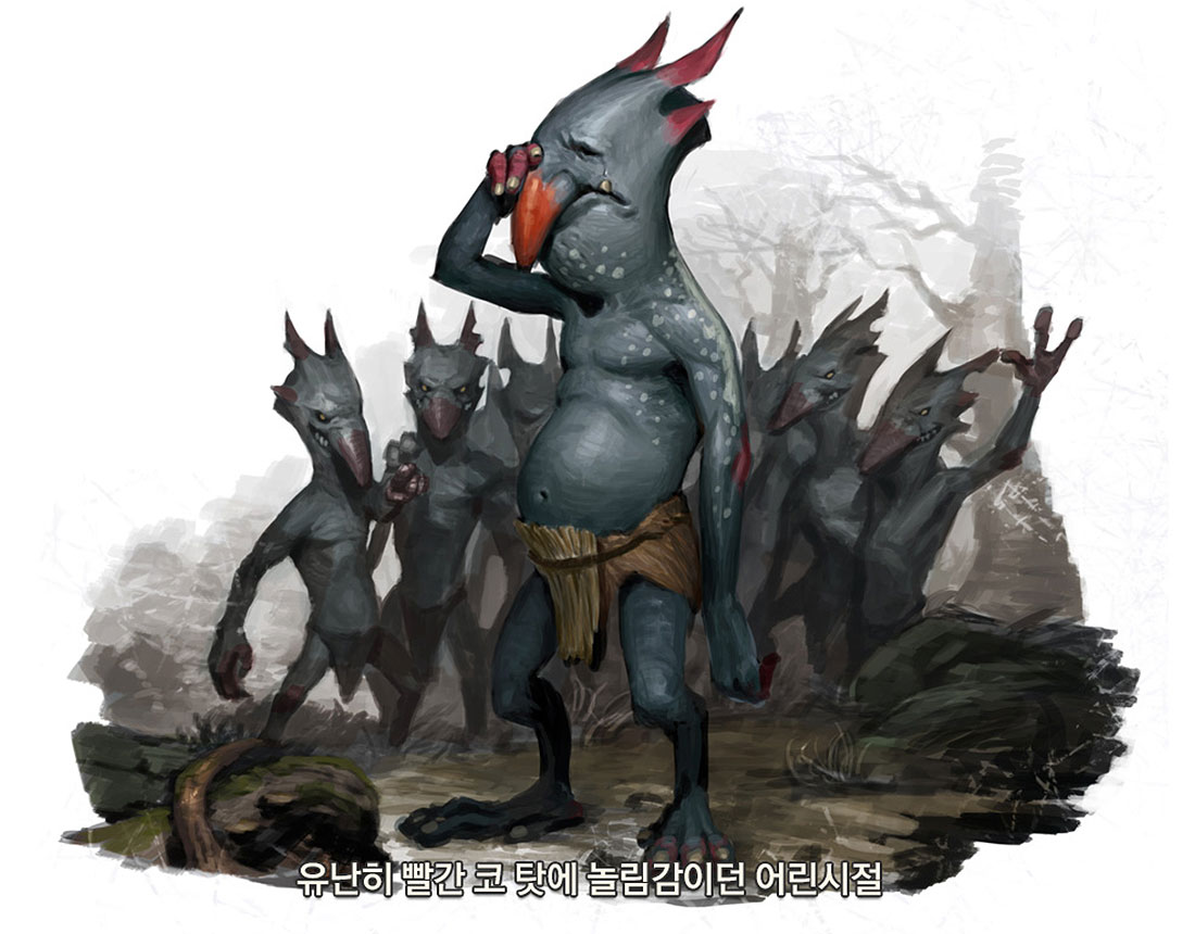 Young Imp Art from Black Desert