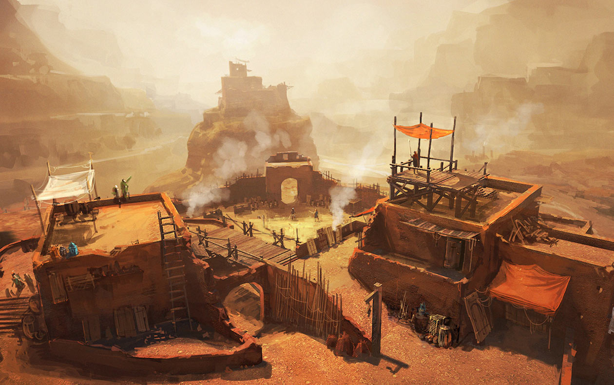Mediah Soldier Camp Art from Black Desert