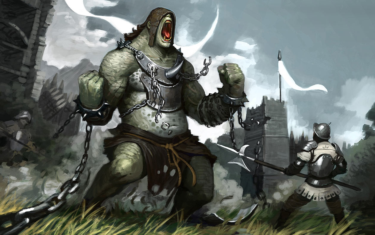 Ogre Prisoner Art from Black Desert