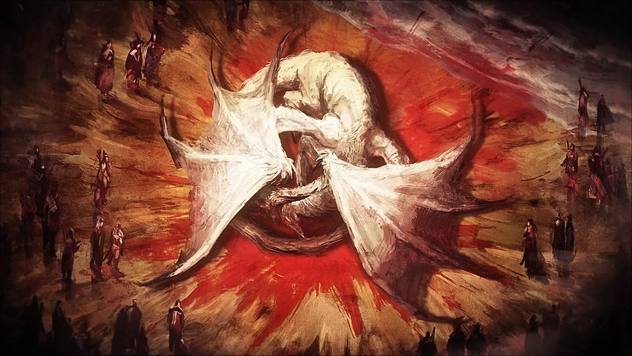 Sleeping Dragon Art from Dragon's Dogma Online