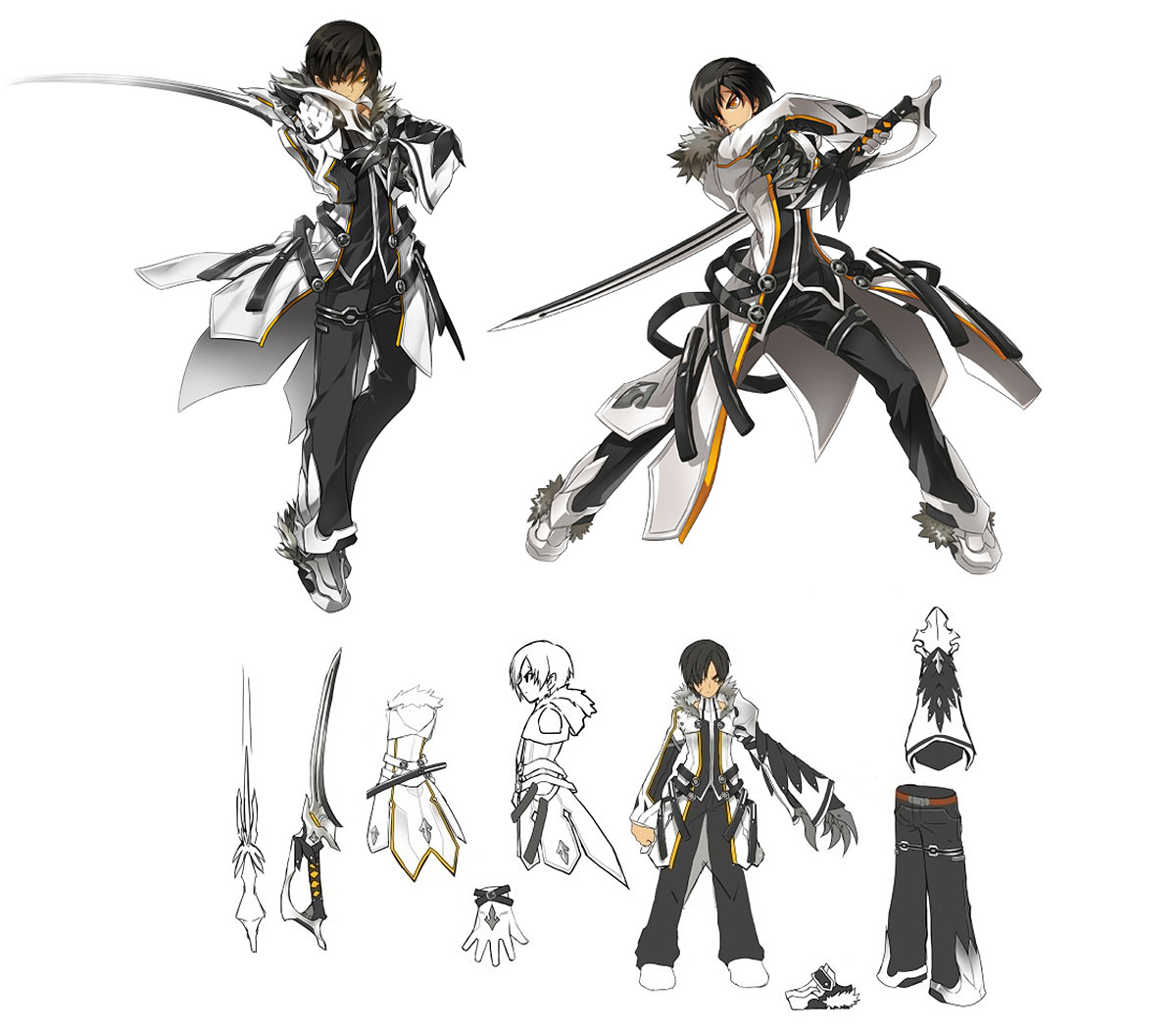 Blade Master Concept Art from Elsword