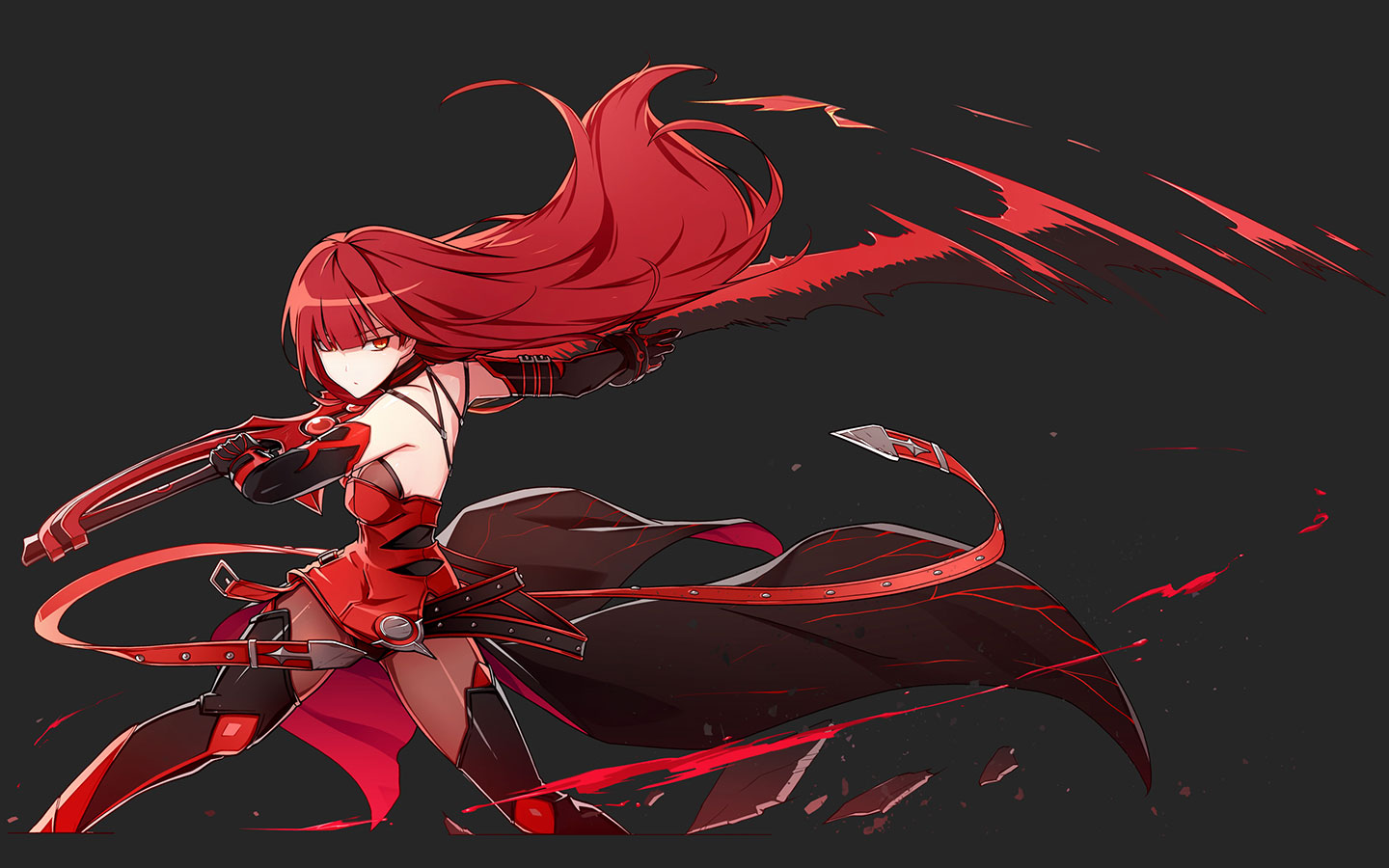 Crimson Avenger Skill Cut-in Art from Elsword