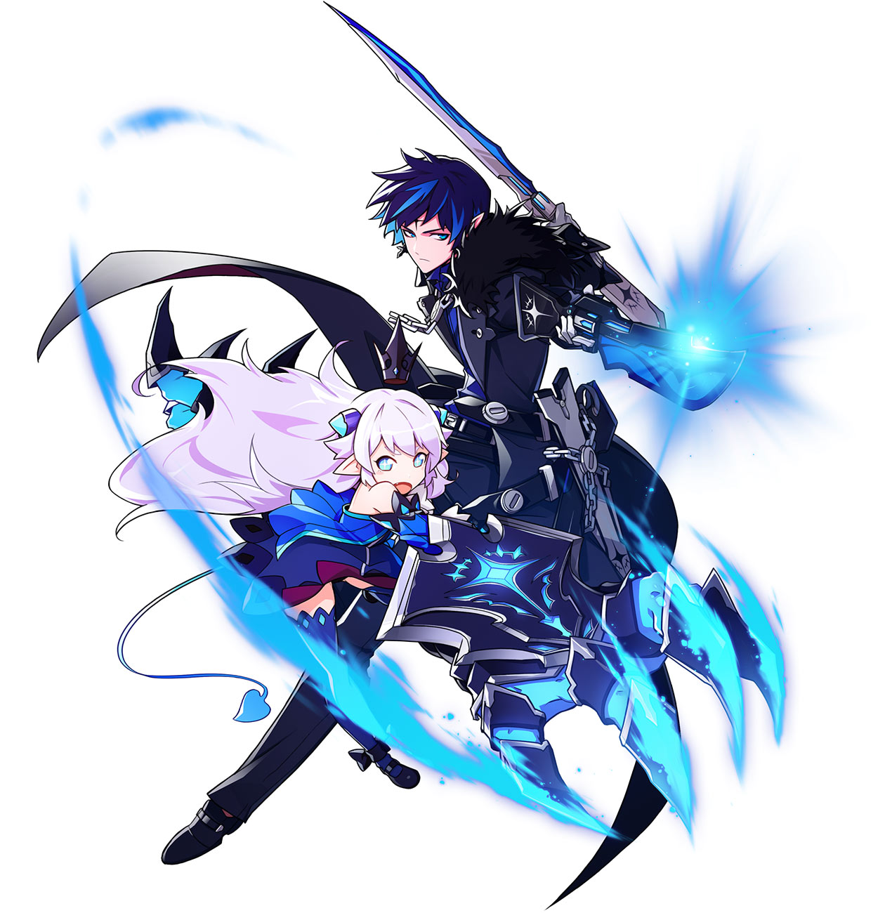 Lu & Ciel Cut-in Art from Elsword