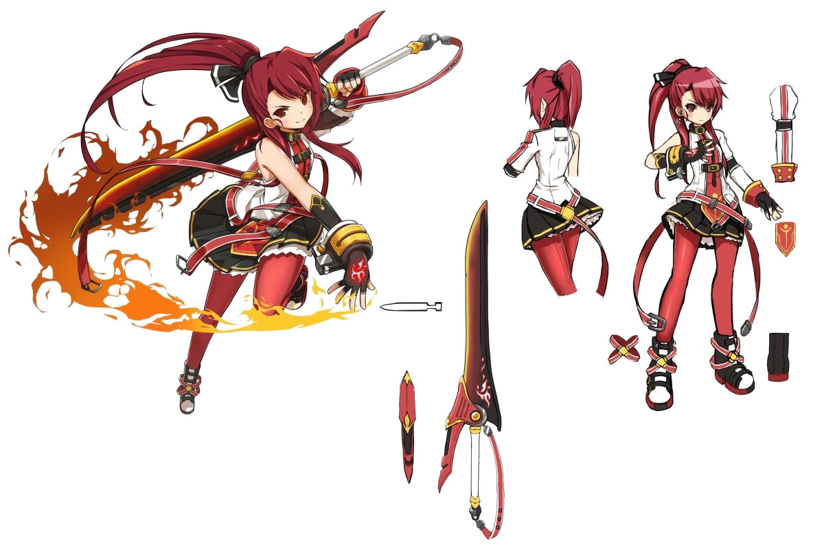 Pyro Knight Art from Elsword