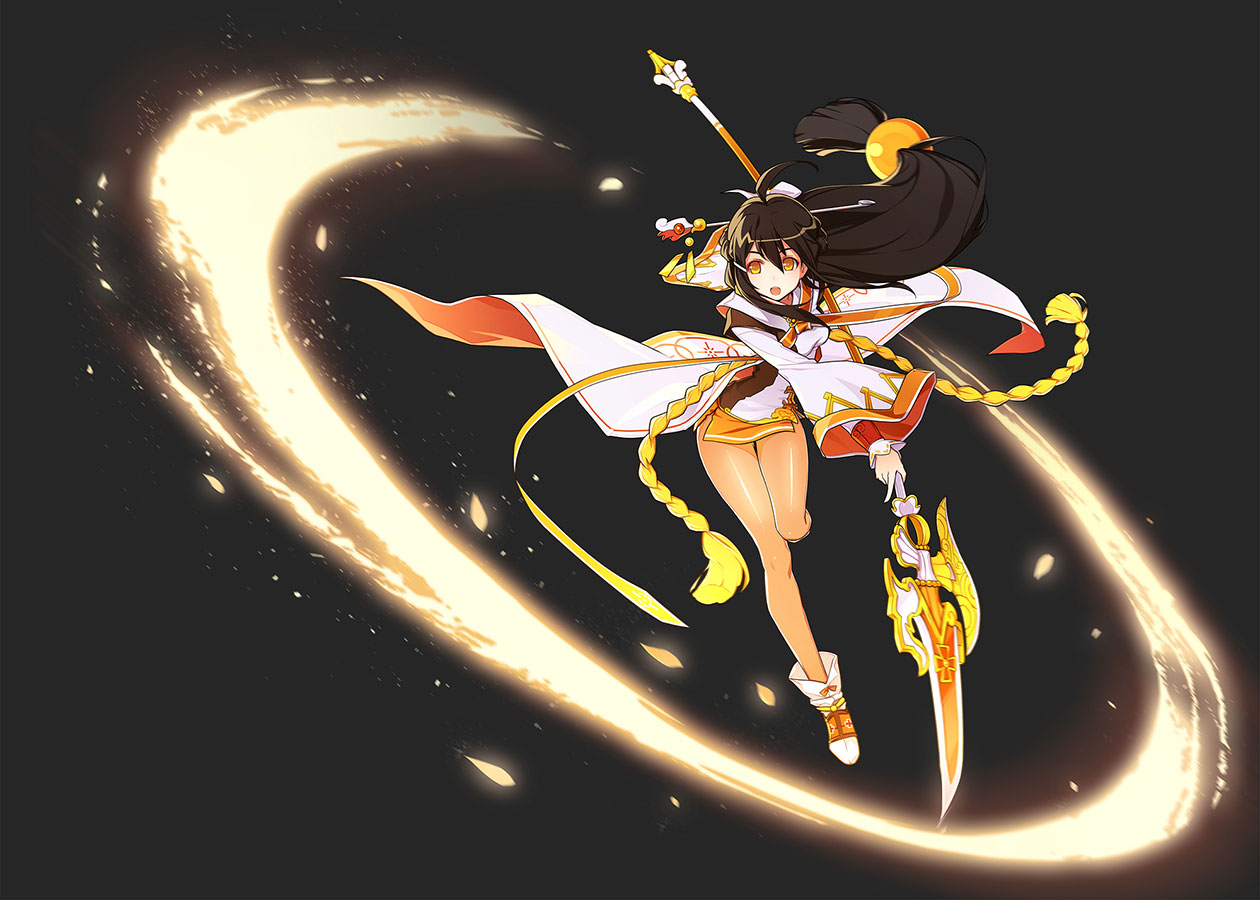 Sakra Devanam Skill Cut-in Art from Elsword
