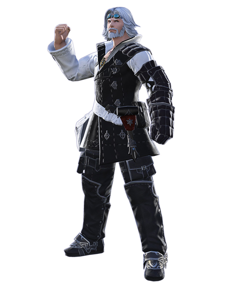 Cid Render from Final Fantasy XIV: Heavensward
