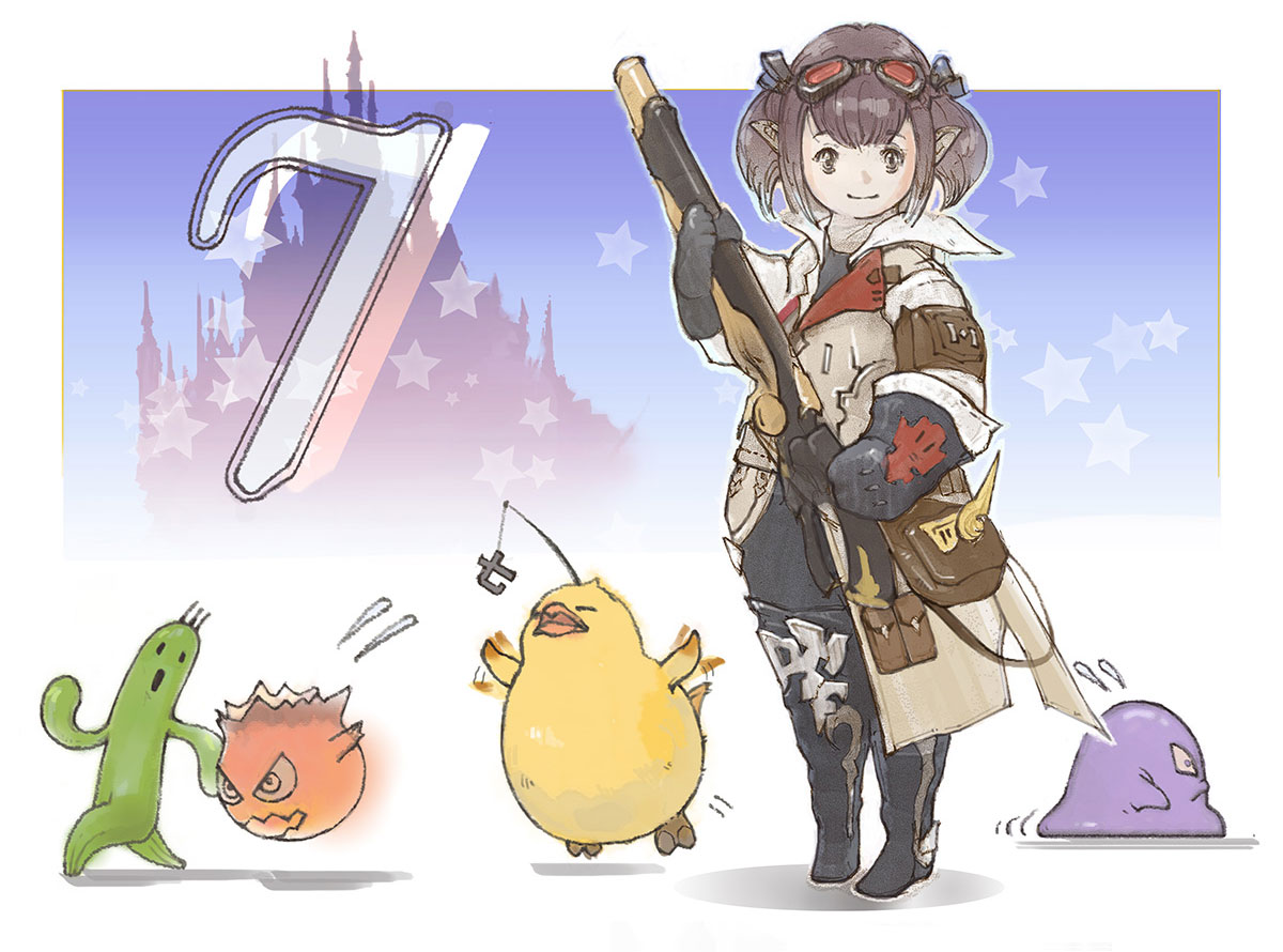 Countdown #7 Art from Final Fantasy XIV: Heavensward