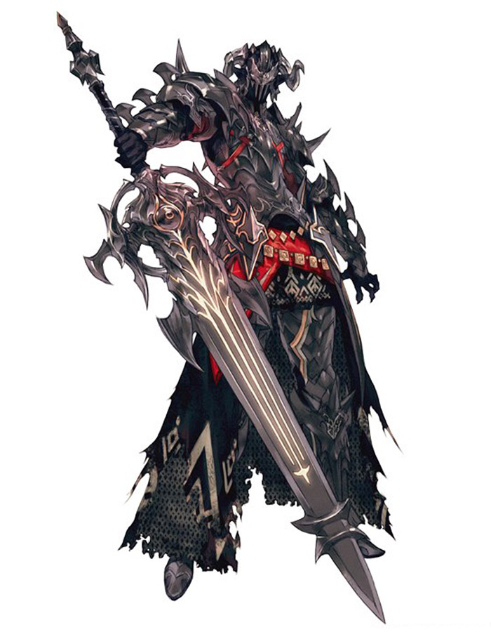 Dark Knight Art from Final Fantasy XIV: Heavensward