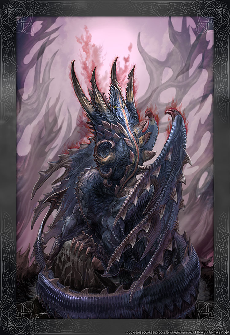 Dragon Art from Final Fantasy XIV: Heavensward