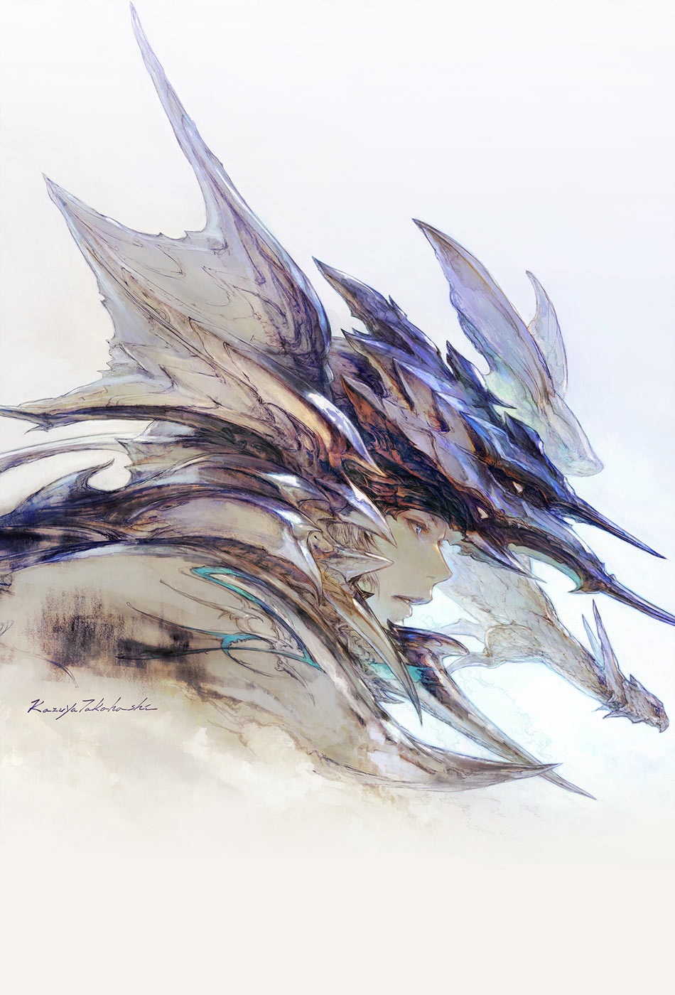 Dragoon Head Art from Final Fantasy XIV: Heavensward