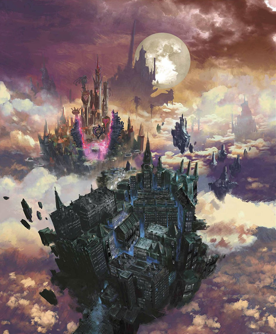 Dun Scaith Art from Final Fantasy XIV: Heavensward