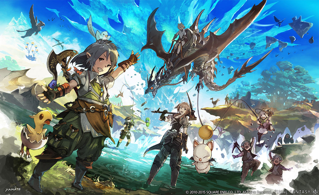 Exploratory Missions Art from Final Fantasy XIV: Heavensward