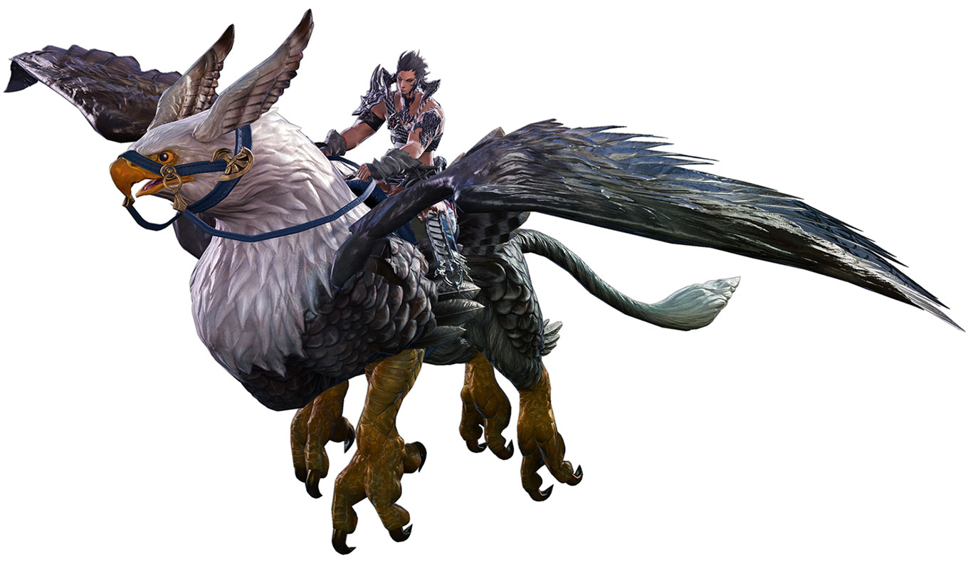 Griffin Mount Art from Final Fantasy XIV: Heavensward