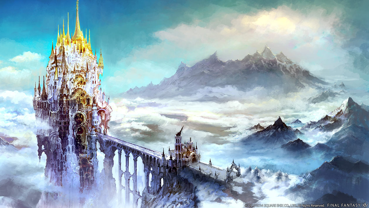 Ishgard Landscape Art from Final Fantasy XIV: Heavensward