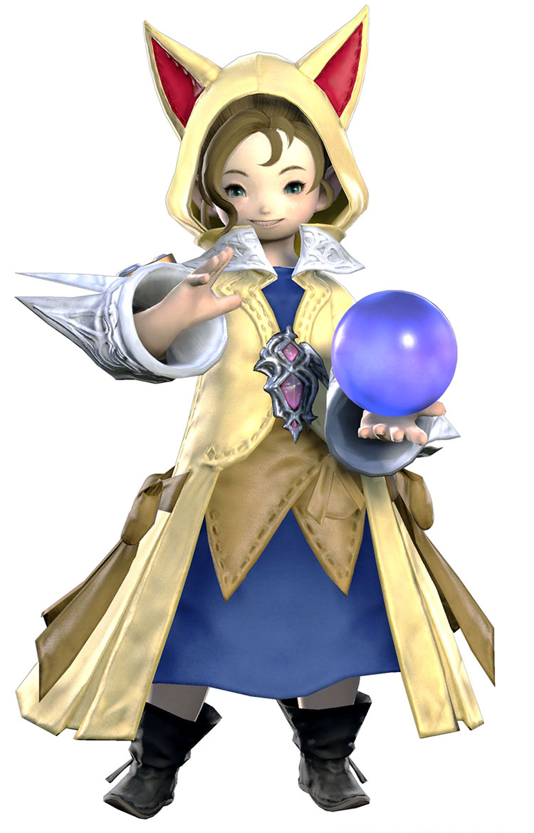 Krile & Orb Art from Final Fantasy XIV: Heavensward