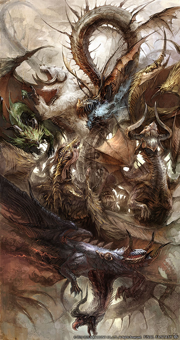 Midgardsormr & Sons Art from Final Fantasy XIV: Heavensward