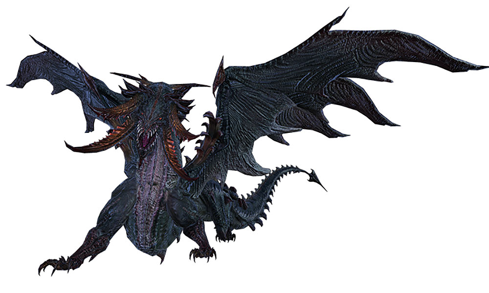 Nidhogg Render from Final Fantasy XIV: Heavensward
