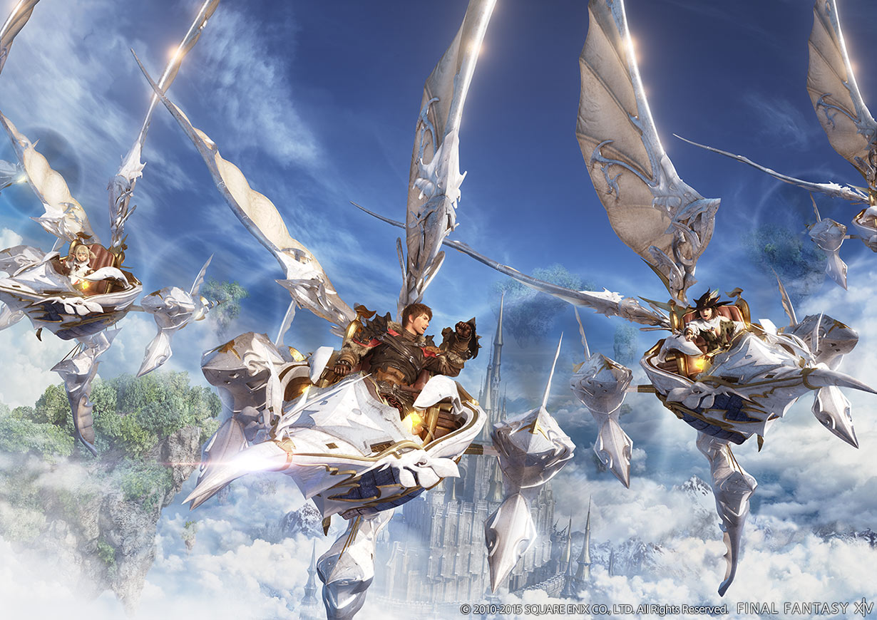 Personal Airships Art from Final Fantasy XIV: Heavensward
