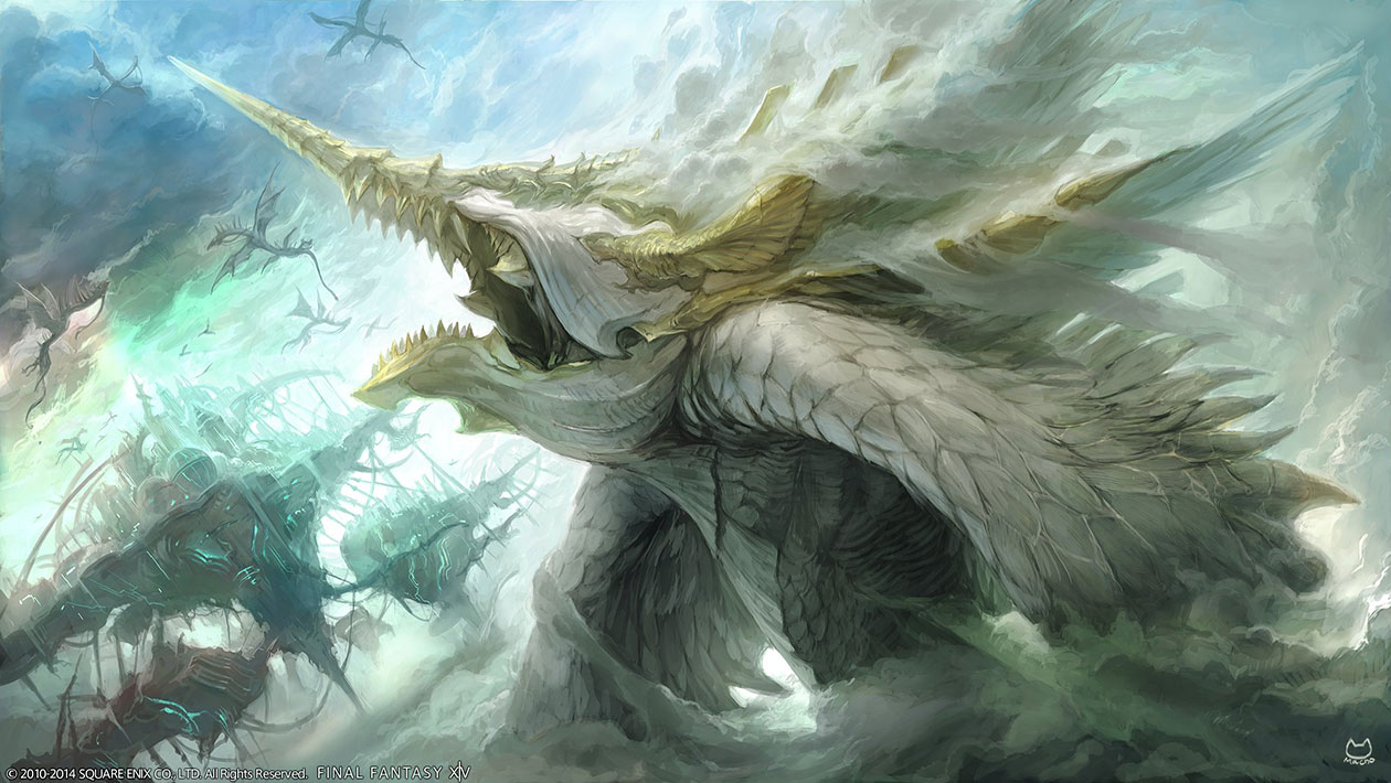 Primal Bismarck Art from Final Fantasy XIV: Heavensward