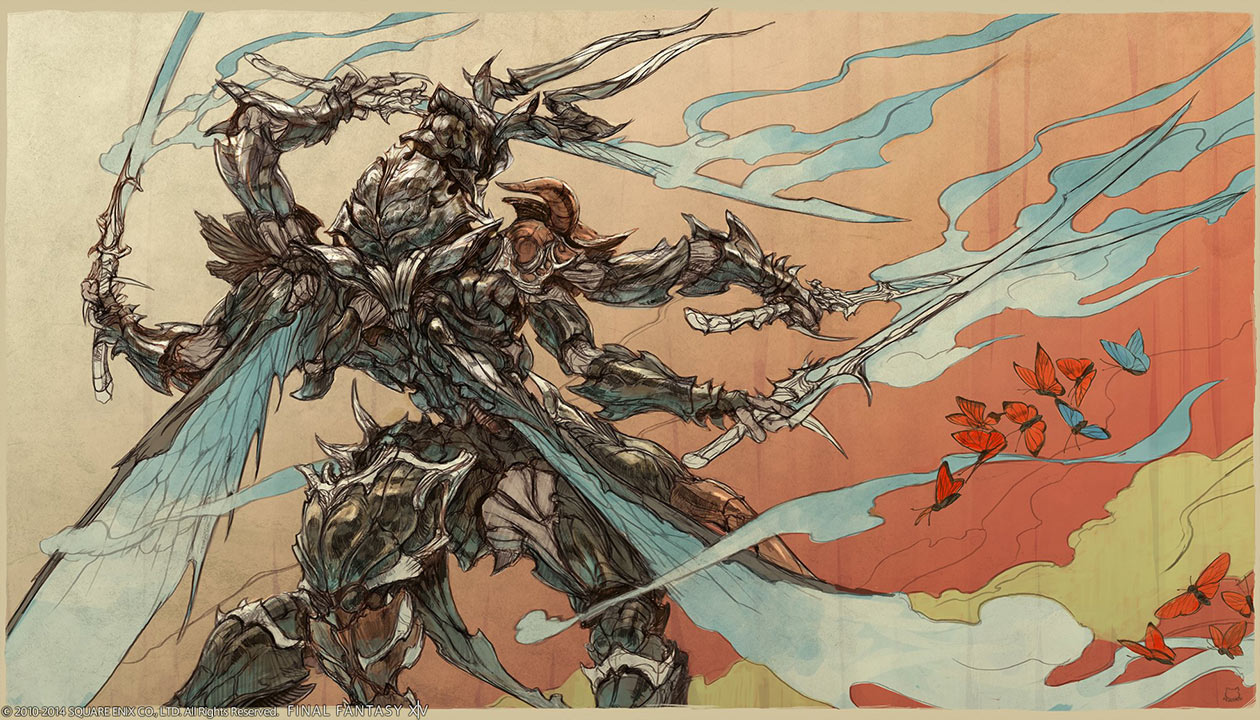 Primal Ravana Art from Final Fantasy XIV: Heavensward