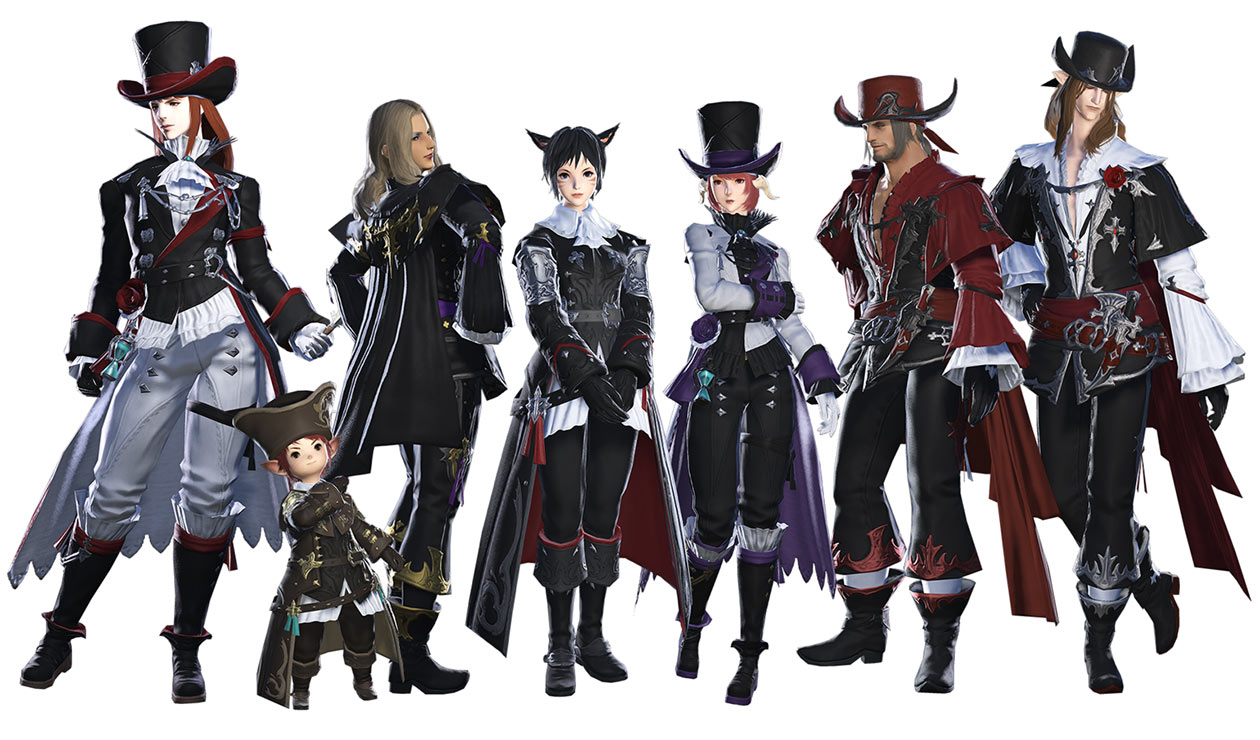 Saint Mocianne's Arboretum Outfits Art from Final Fantasy XIV: Heavensward