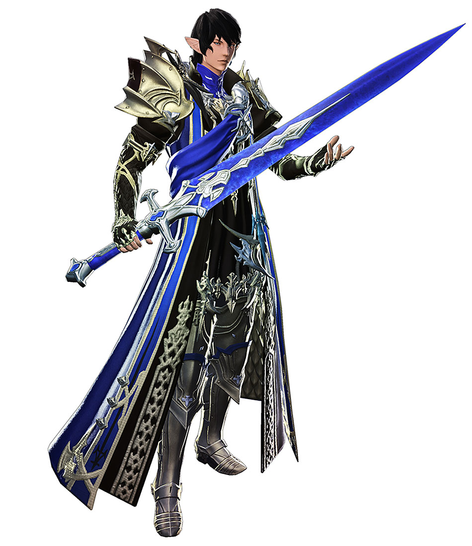 Ser Aymeric Render from Final Fantasy XIV: Heavensward