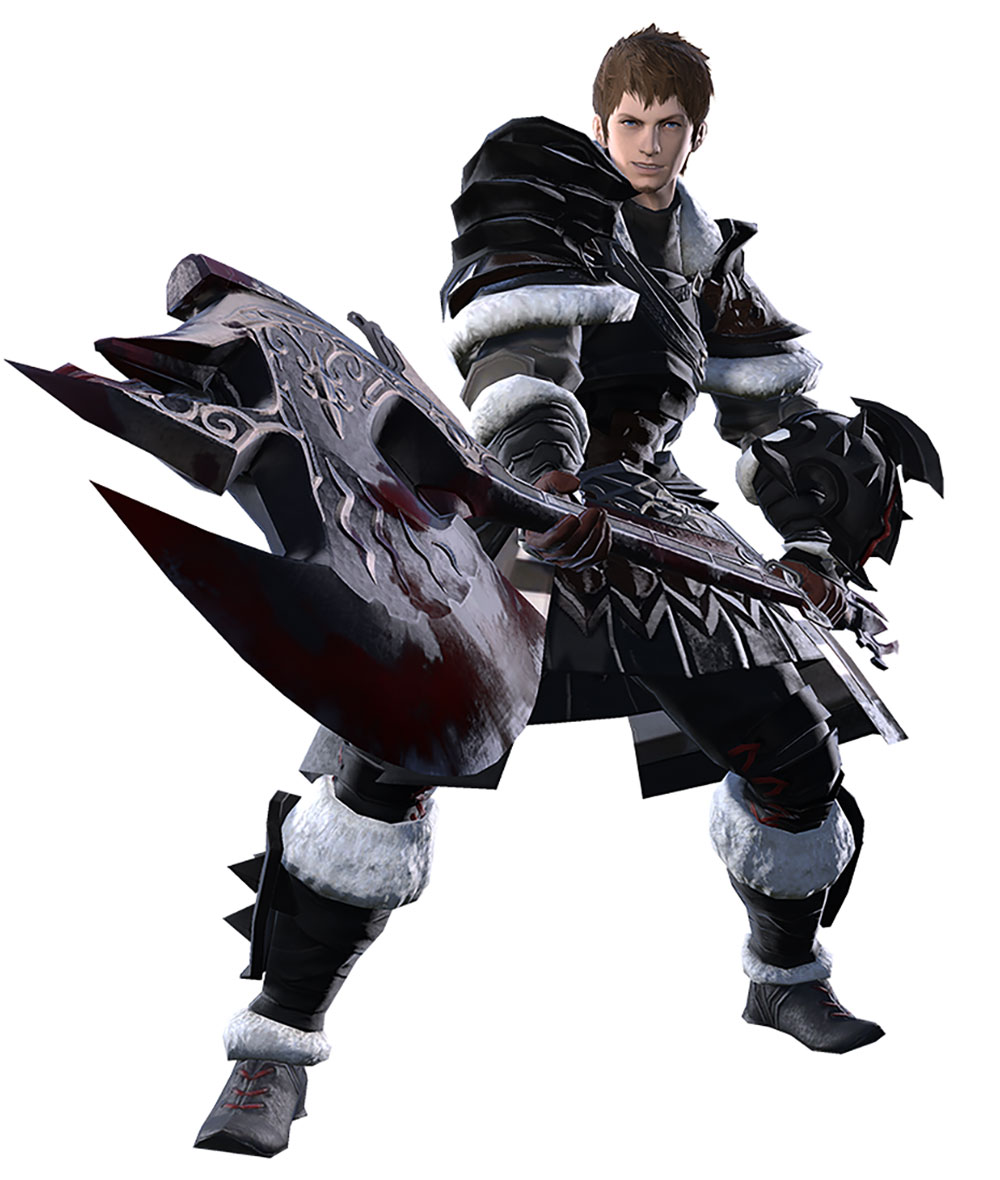 Warrior of Darkness Art from Final Fantasy XIV: Heavensward
