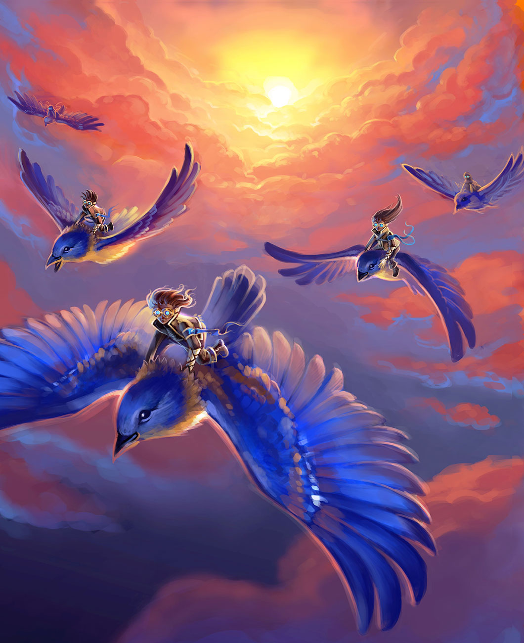 Air Superiority Art from HEX: Shards of Fate