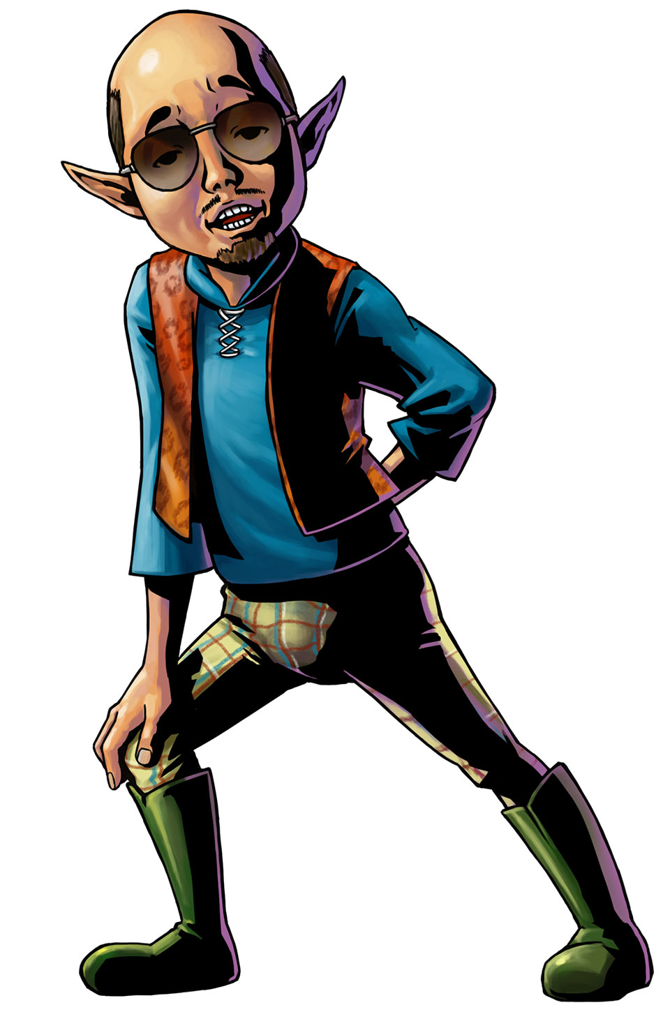 Curiosity Shop Man Art from The Legend of Zelda: Majora's Mask 3D