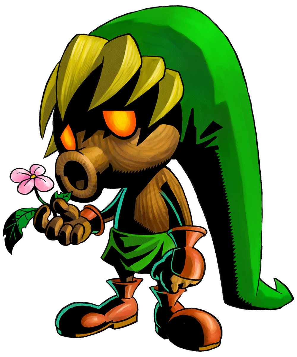 Deku Link Art from The Legend of Zelda: Majora's Mask 3D