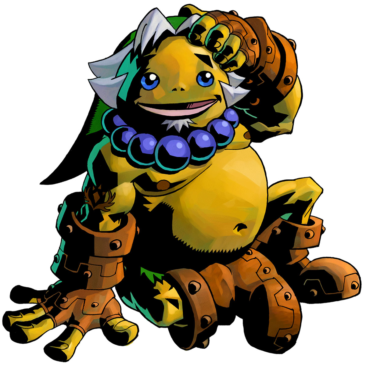Goron Link Art from The Legend of Zelda: Majora's Mask 3D