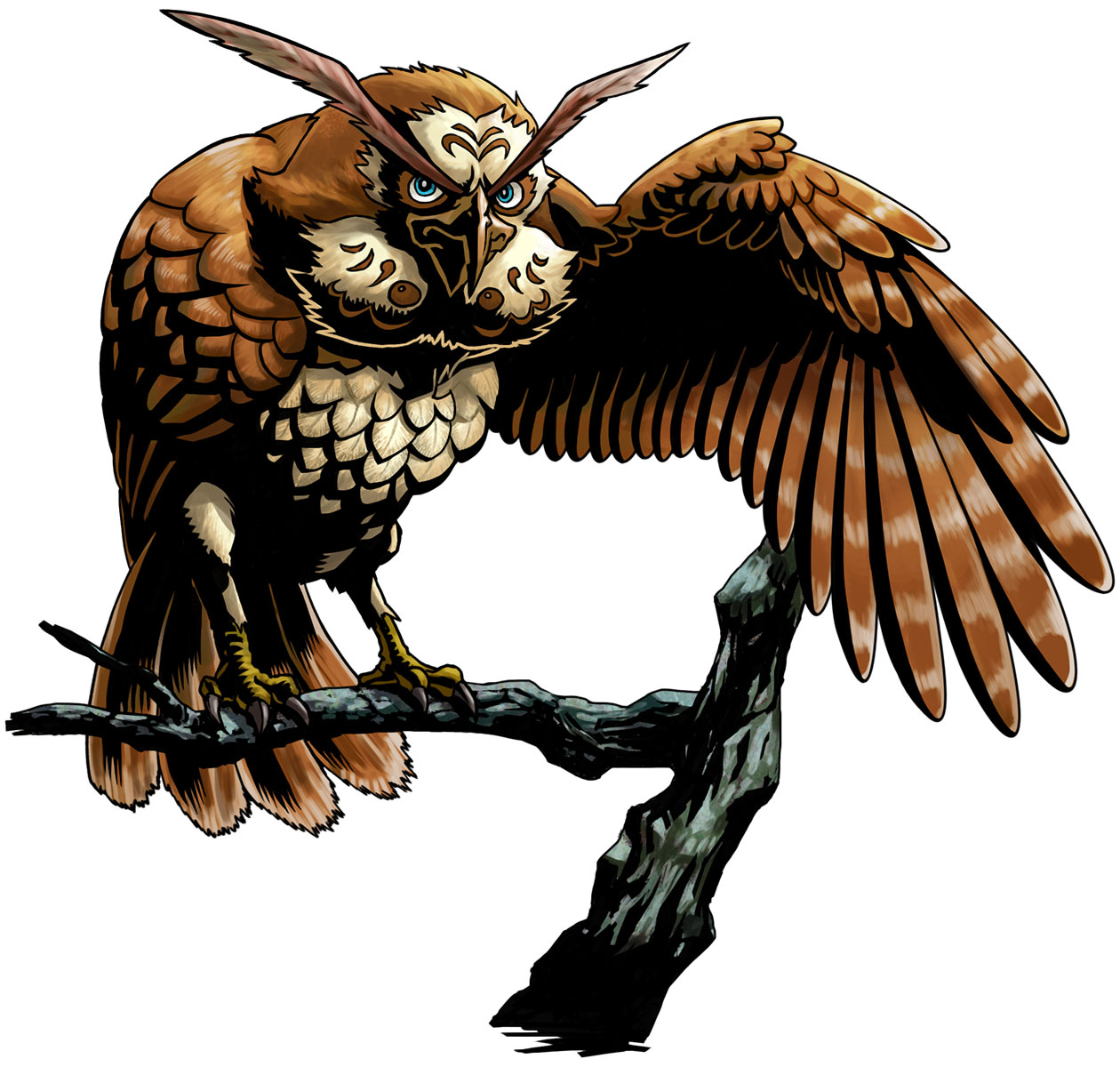 Kaepora Gaebora Art from The Legend of Zelda: Majora's Mask 3D