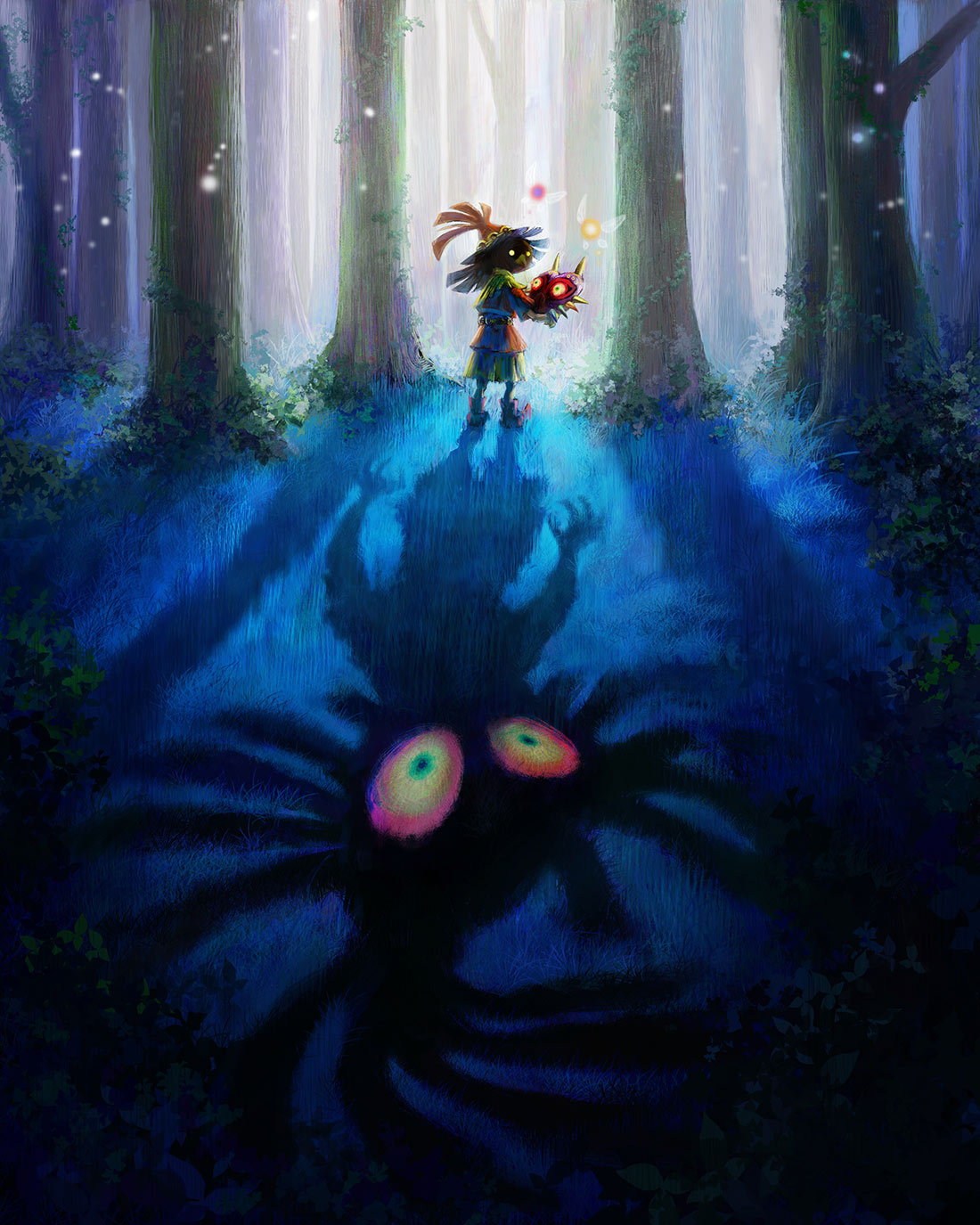 Skull Kid & Majora's Mask Art from The Legend of Zelda: Majora's Mask 3D