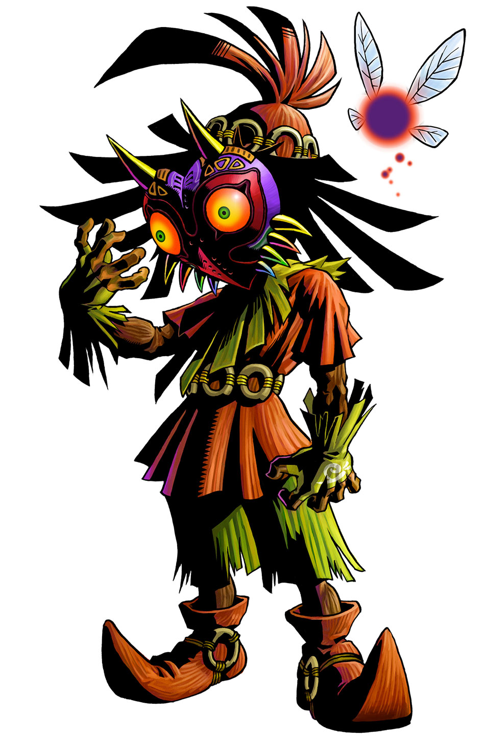 Skull Kid & Tael Art from The Legend of Zelda: Majora's Mask 3D