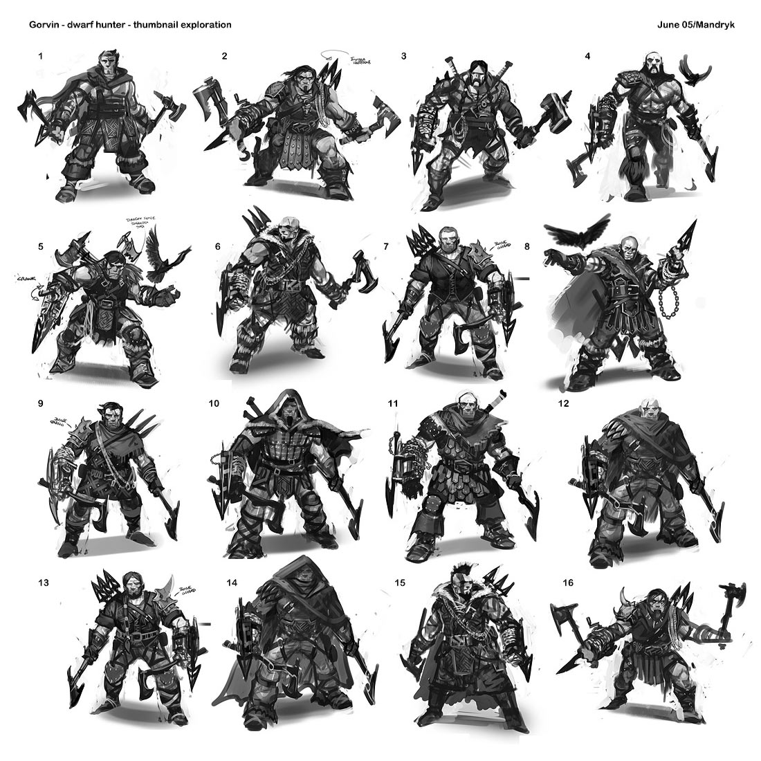Gorvin Concept Art from Middle-earth: Shadow of Mordor