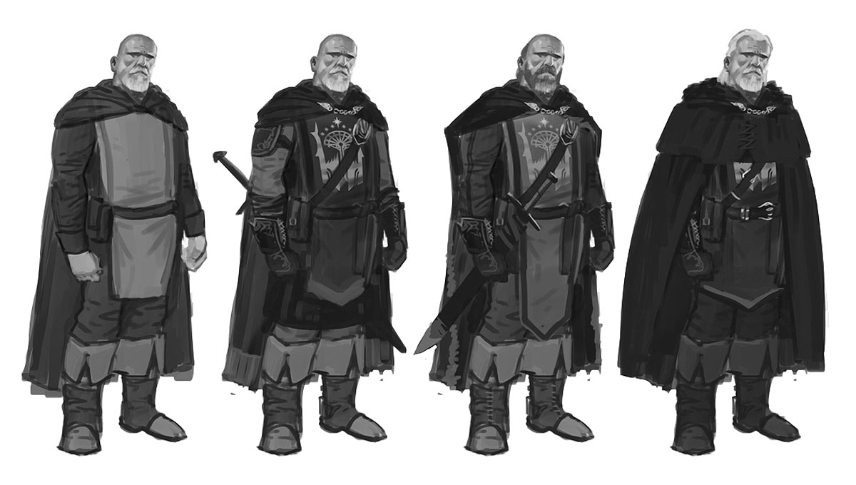 Hallas Concept Art from Middle-earth: Shadow of Mordor