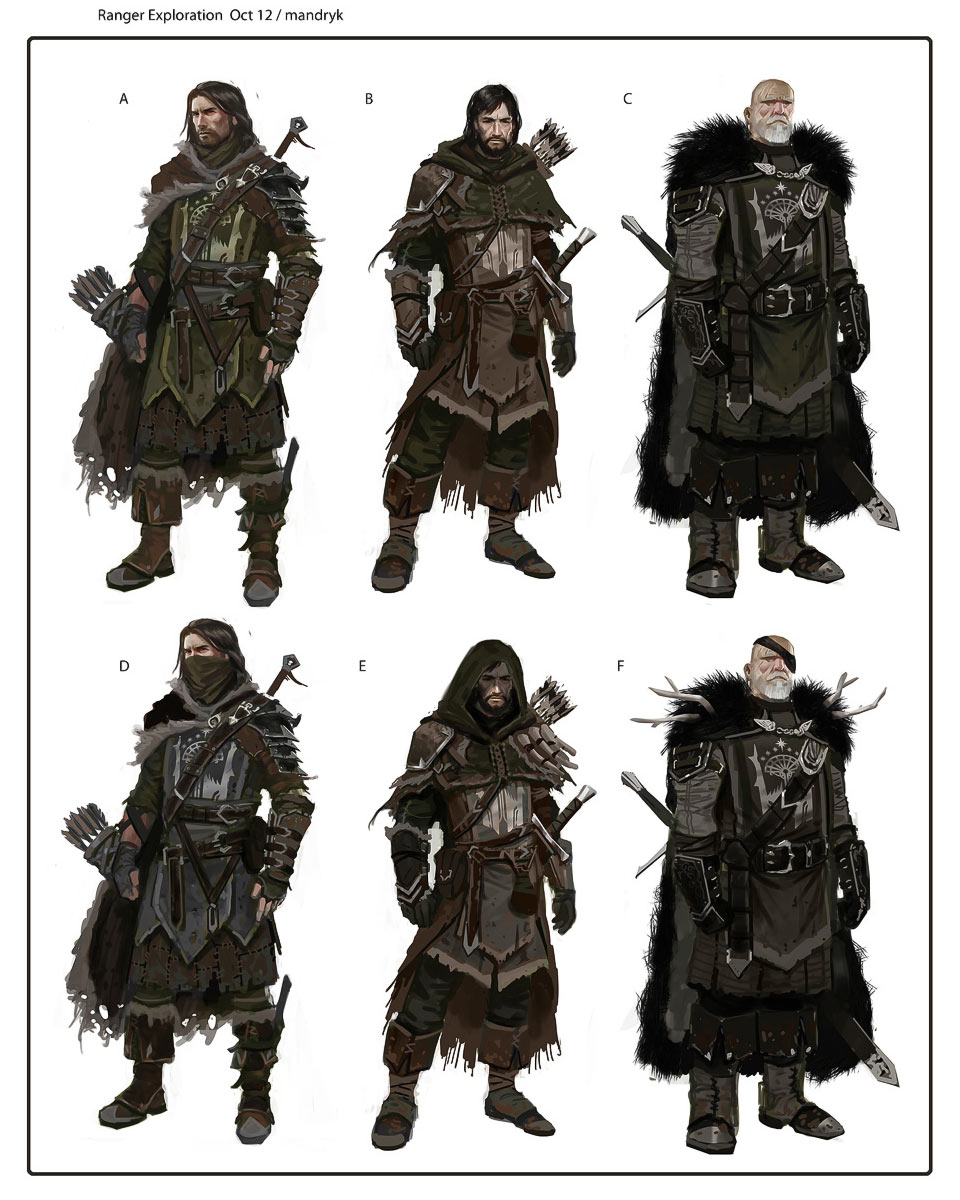 Ranger Exploration Art from Middle-earth: Shadow of Mordor