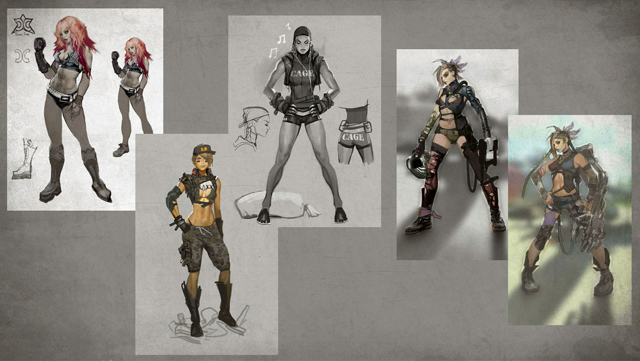 Cassie Ideas Art from Mortal Kombat X