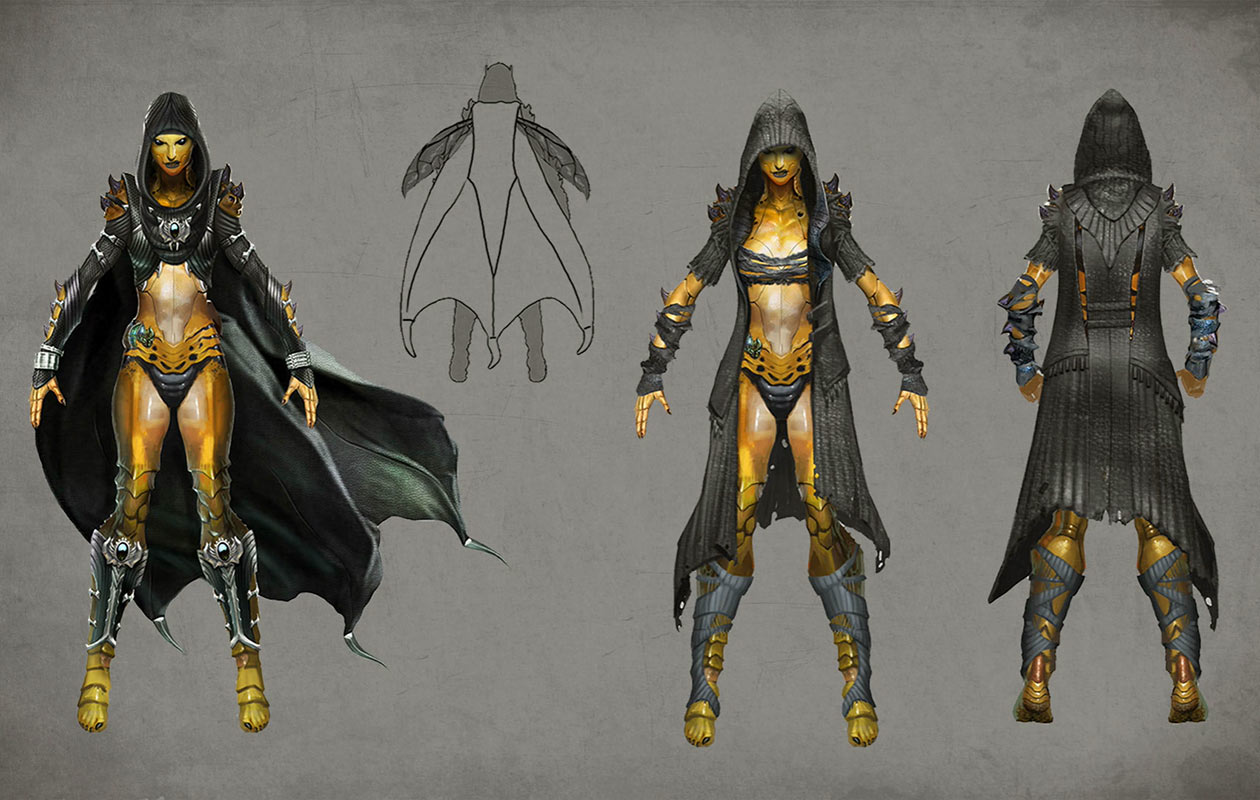 D'Vorah Clothed Concept Art from Mortal Kombat X