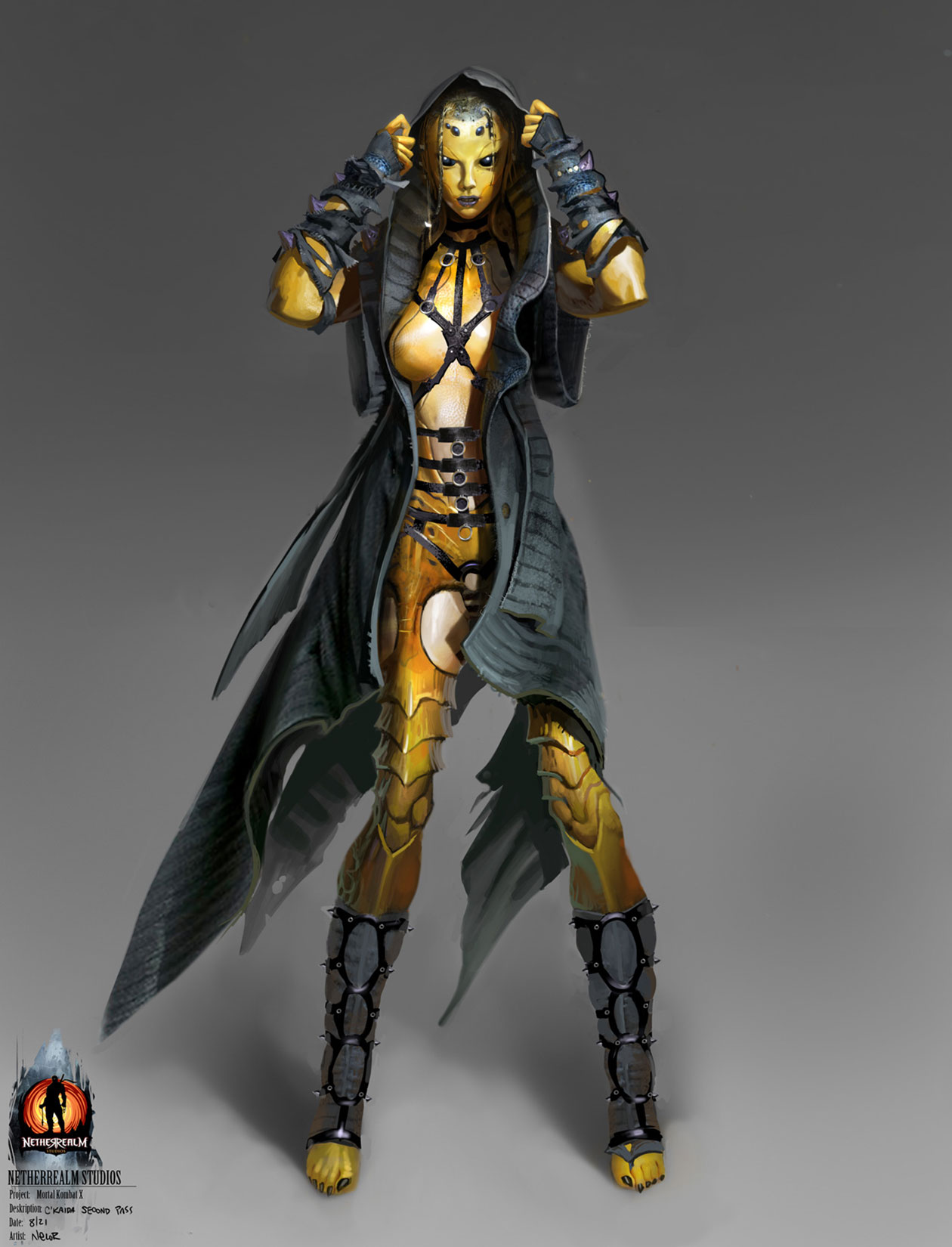 D'Vorah Concept Art from Mortal Kombat X