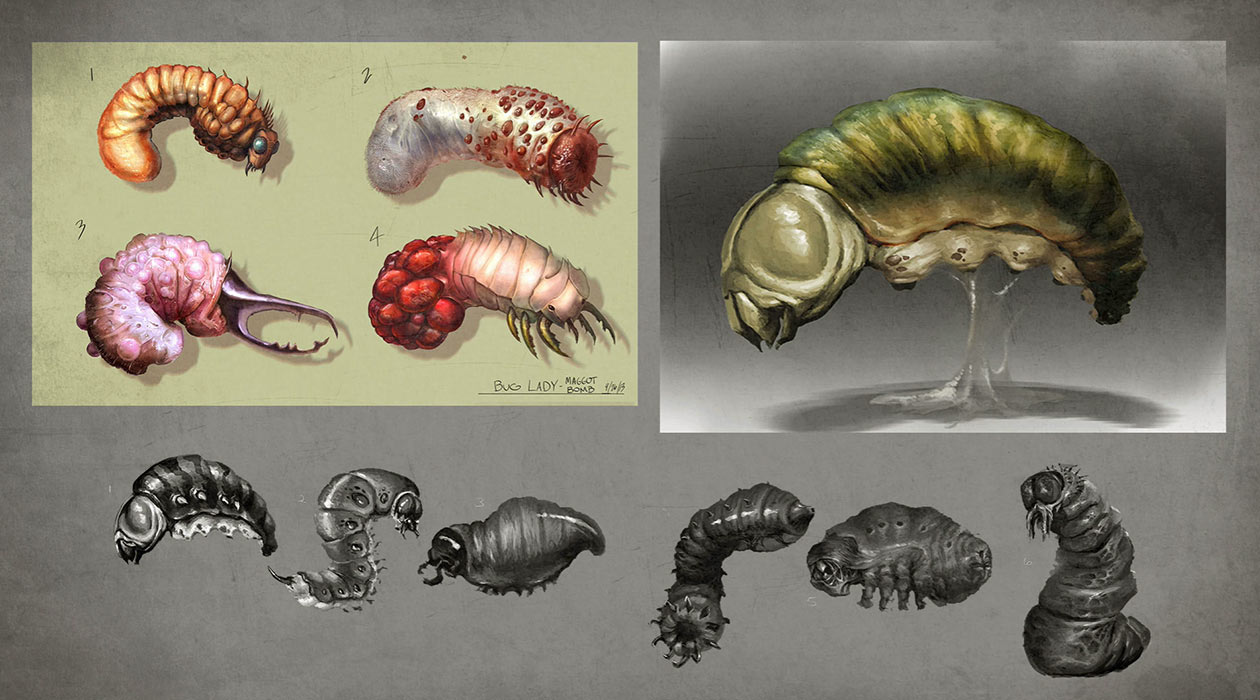 D'Vorah Maggots Art from Mortal Kombat X
