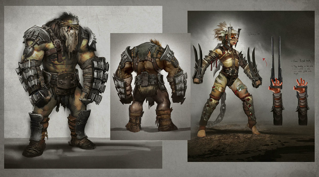 Ferra & Torr Final Concept Art from Mortal Kombat X