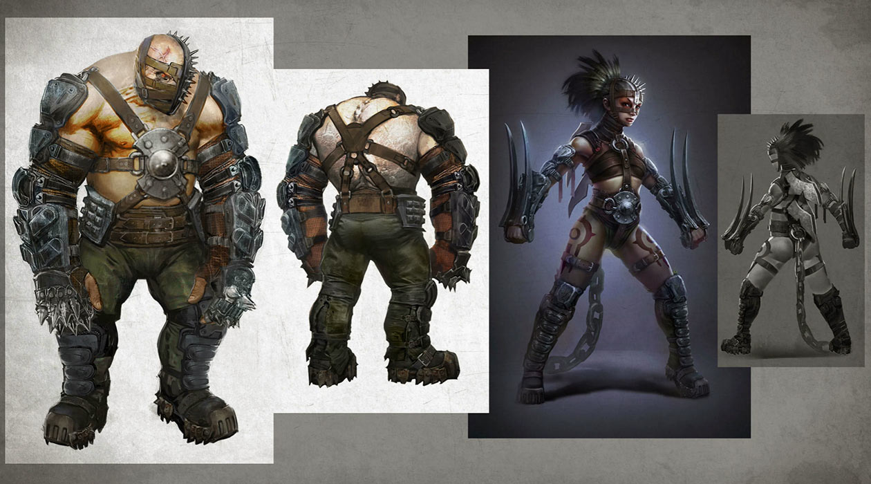 Ferra & Torr Concept Art from Mortal Kombat X
