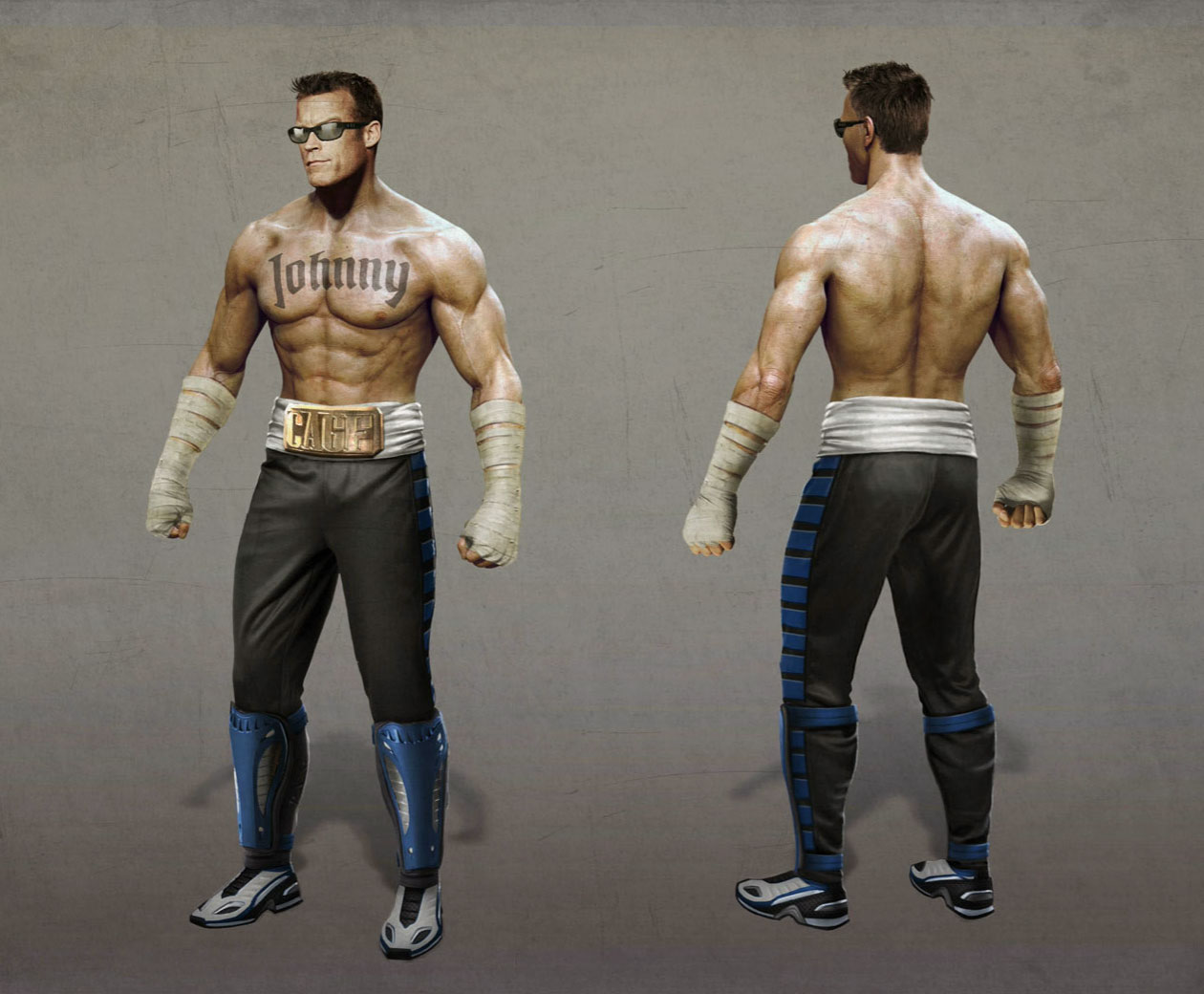 Johnny Cage Alt Concept Art from Mortal Kombat X