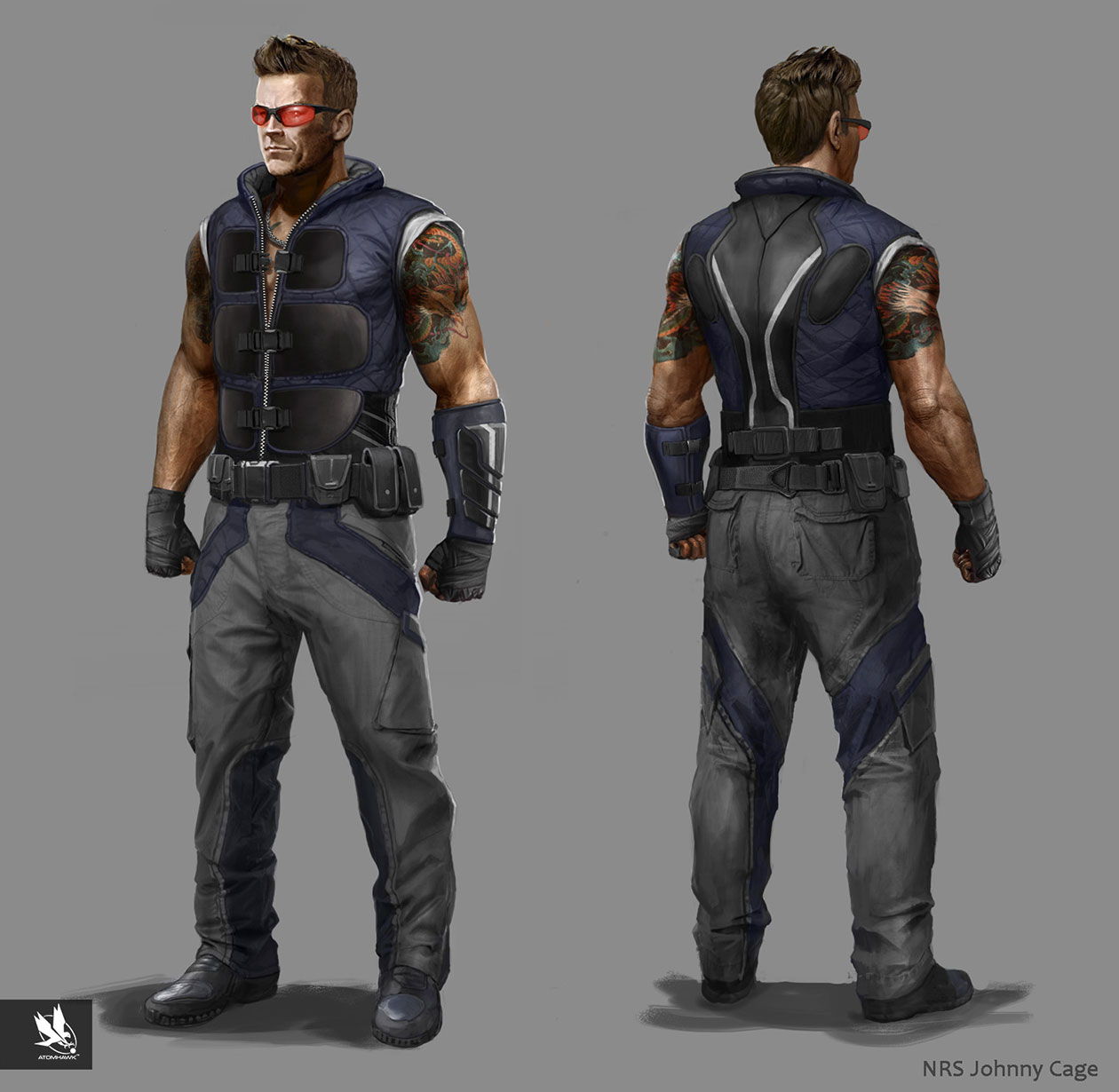Johnny Cage Concept Art from Mortal Kombat X
